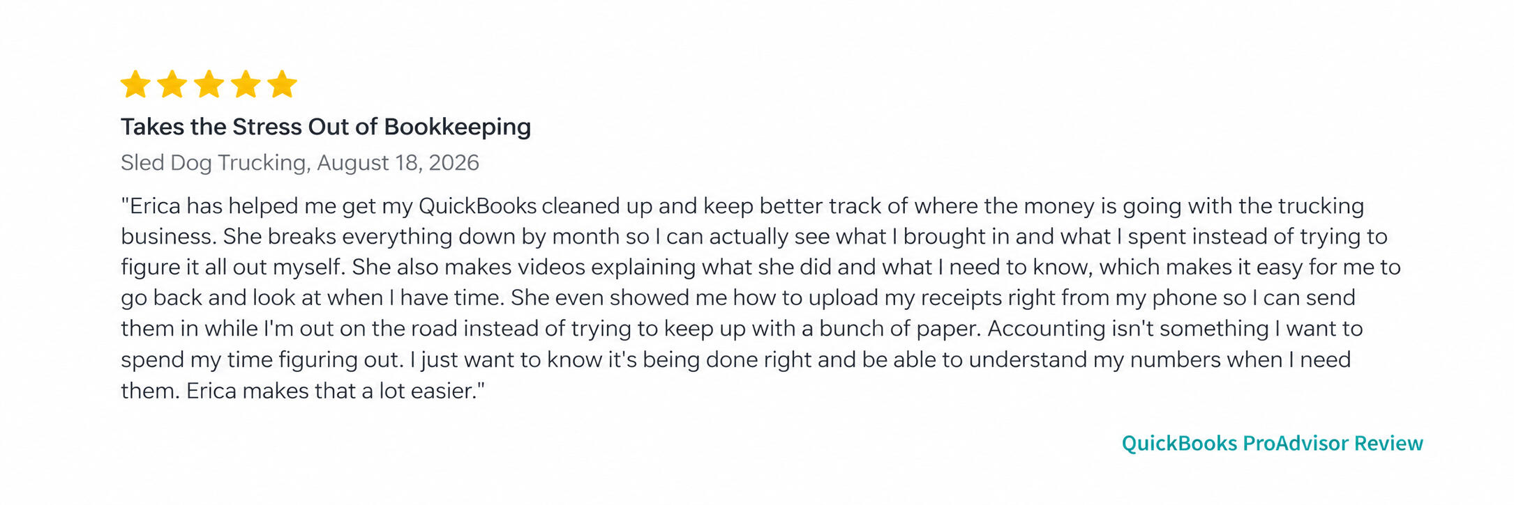 Bookkeeping Solutions by Erica Recommendation Remote Bookkeeper Review, Recommendation